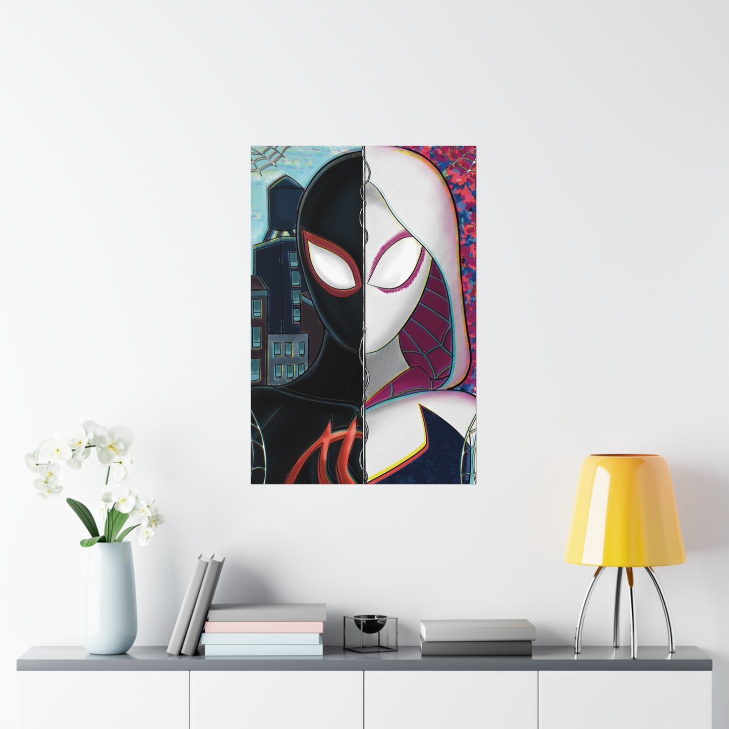 Miles X Gwen (Mask On) Poster