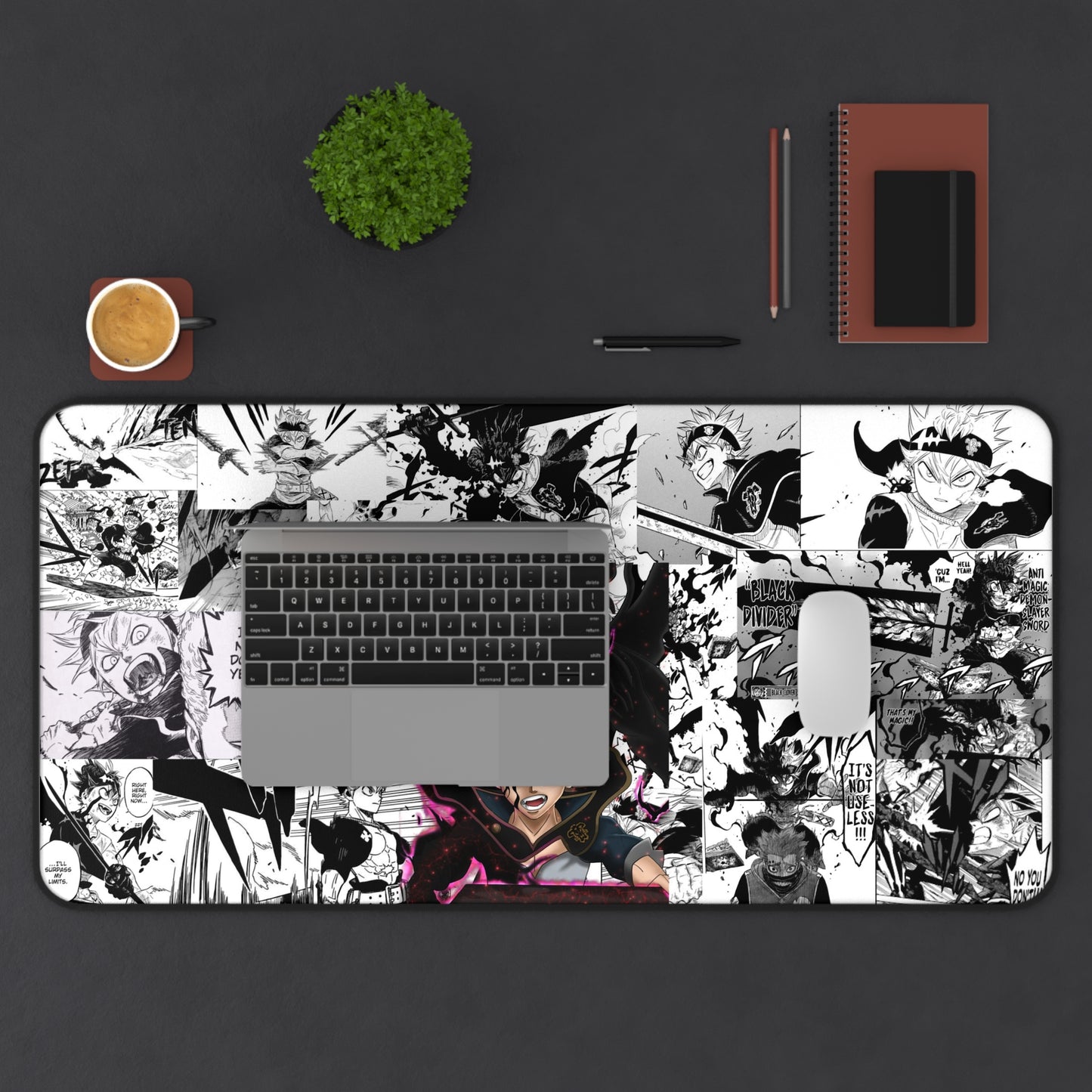 Demon Boy Manga Panel Desk Mat