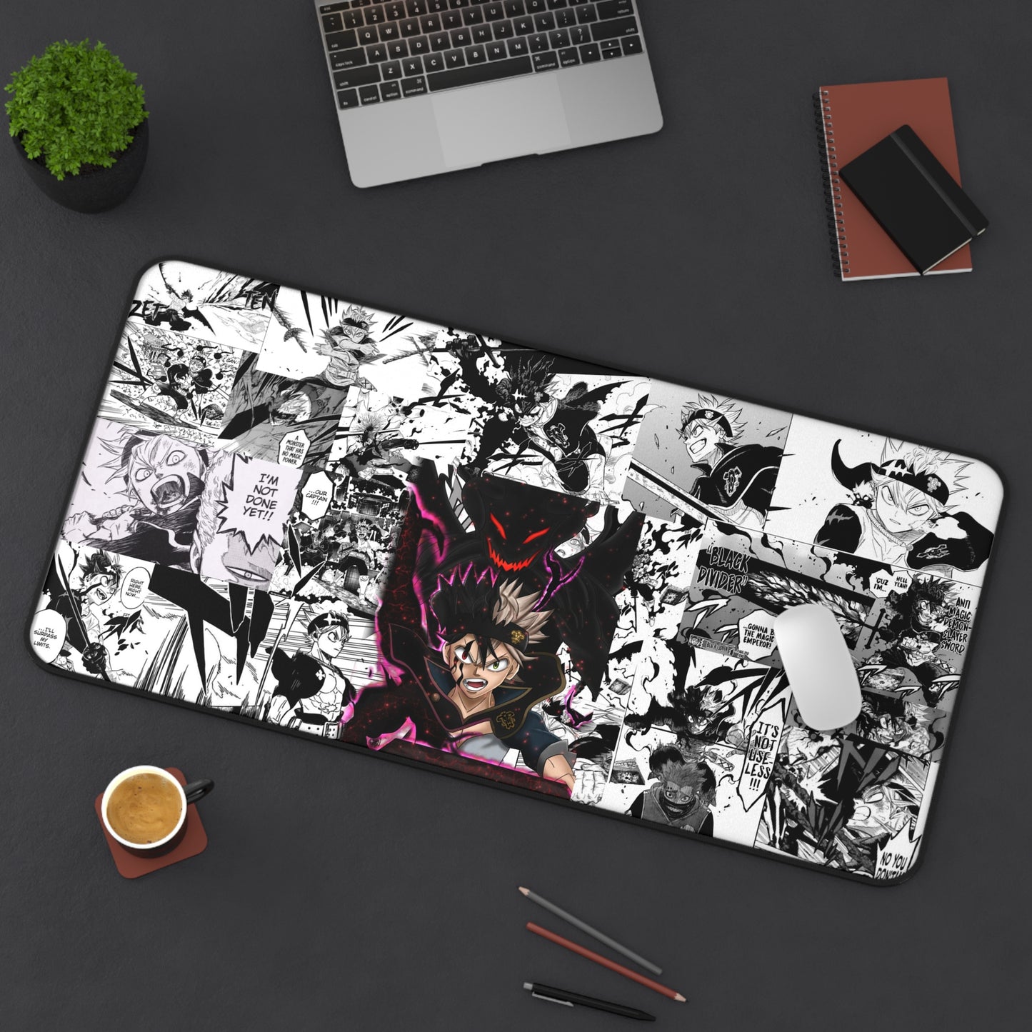 Demon Boy Manga Panel Desk Mat