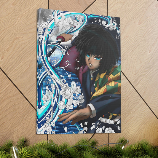 Melanin Water Slayer Canvas