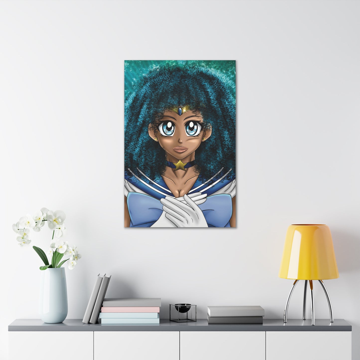 Water Magical Girl Canvas